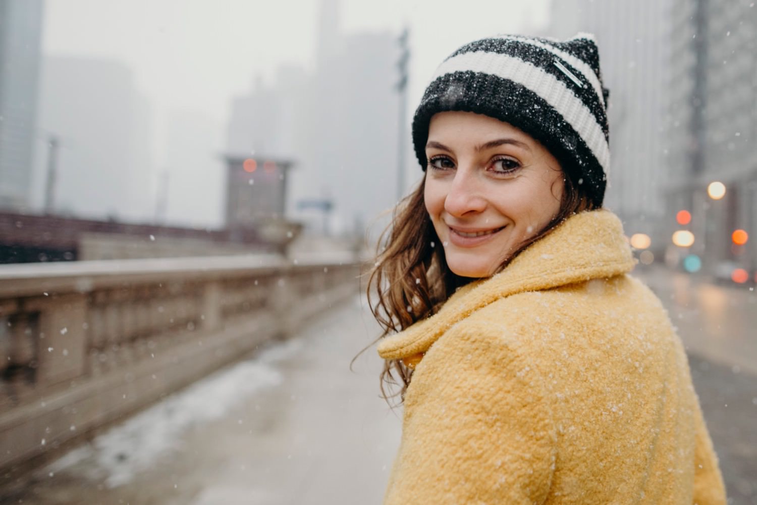 ensaio na neve fotografia retrato